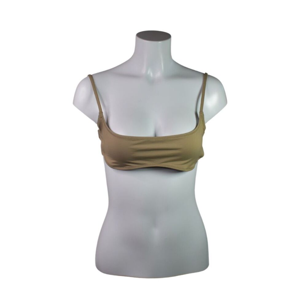 SKIMS Bikini Top in Tan